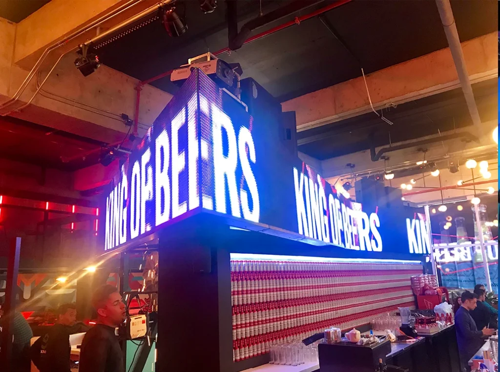 Pantallas led para Bares y restaurantes